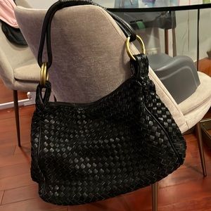 Woven Leather Bag